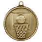 Basketball High Relief Medal-Gold
