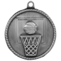 Basketball High Relief Medal-Silver