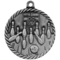 Bowling High Relief Medal-Silver