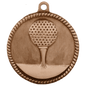 Golf High Relief Medal-Bronze