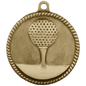 Golf High Relief Medal-Gold
