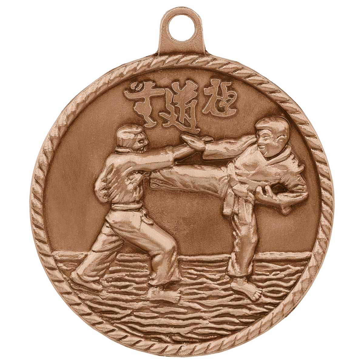 Martial Arts High Relief Medal-Bronze