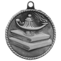 Lamp of Knowledge High Relief Medal-Silver
