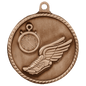 Track High Relief Medal-Bronze