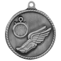 Track High Relief Medal-Silver