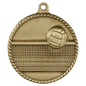 Volleyball High Relief Medal-Gold