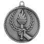 Torch High Relief Medal-Silver