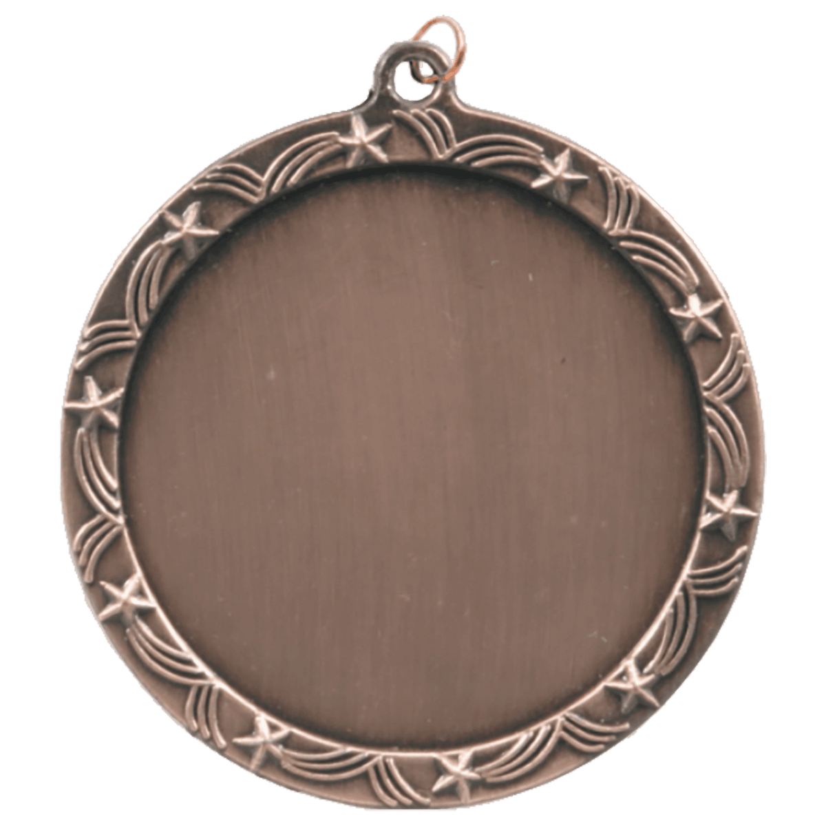 Stars 2" Insert Holder Medal-Antique Bronze  (Insert not Included)