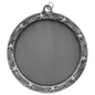 Stars 2" Insert Holder Medal-Antique Silver (Insert not Included)
