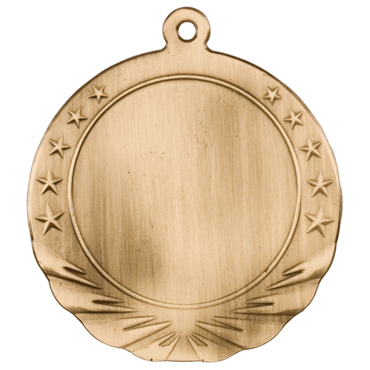 2" Insert Holder Medal-Antique Gold  (Insert Not Included)