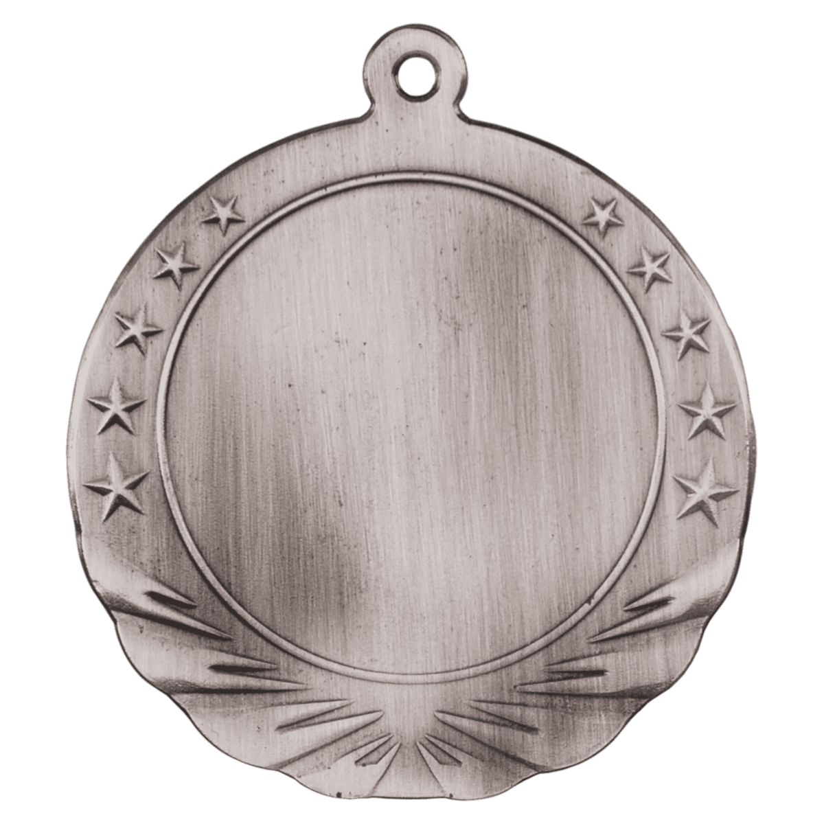2" Insert Holder Medal-Antique Silver (Insert Not Included)