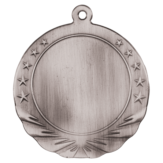 2" Insert Holder Medal-Antique Silver (Insert Not Included)