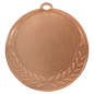 Half Wreath 2" Insert Holder Medal-Antique Bronze  (Insert Not Included)