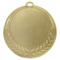 Half Wreath 2" Insert Holder Medal-Antique Gold (Insert Not Included)