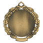 Leaf 2" Insert Holder Medal-Antique Gold  (Insert Not Incuded)