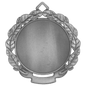 Leaf 2" Insert Holder Medal-Antique Silver (Insert Not Incuded)