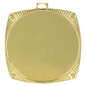 Square Star 2" Insert Holder Medal-Bright Gold (Insert Not Included)