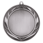 Wreath 2" Insert Holder Medal-Antique Silver  (Insert Not Included)