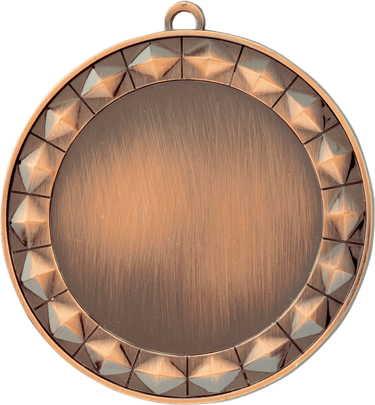 Diamond 2" Insert Holder Medal-Antique Bronze (Insert Not Included)