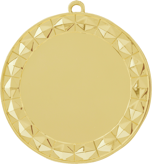 Diamond 2" Insert Holder Medal-Bright Gold  (Insert Not Included)