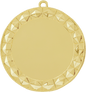 Diamond 2" Insert Holder Medal-Bright Gold  (Insert Not Included)