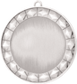 Diamond 2" Insert Holder Medal-Bright Silver (Insert Not Included)