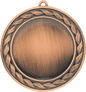 Weave 2" Insert Holder Medal-Antique Bronze (Insert Not Included)