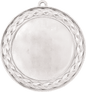 Weave 2" Insert Holder Medal-Bright Silver (Insert Not Included)