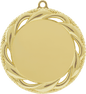 Rosette 2" Insert Holder Medal-Bright Gold (Insert Not Included)