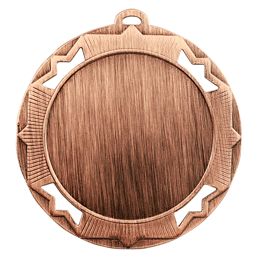 Crown 2" Insert Holder Medal-Atique Bronze (Insert Not Included)