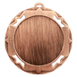 Crown 2" Insert Holder Medal-Atique Bronze (Insert Not Included)