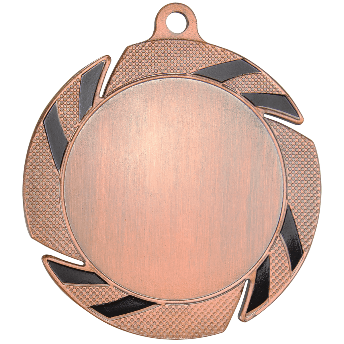 2" Insert Holder Medal-Bronze/Black  (Insert Not Included)