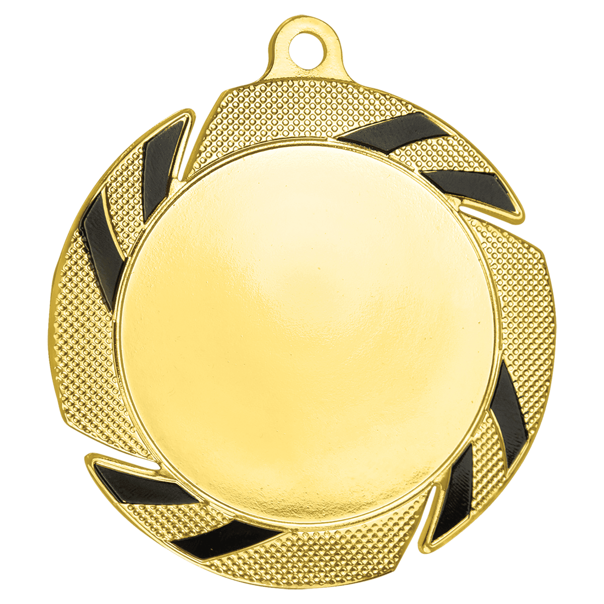 2" Insert Holder Medal-Gold/Black (Insert Not Included)