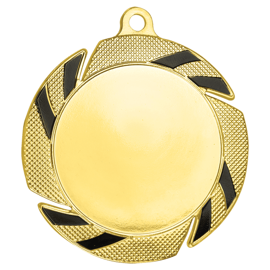 2" Insert Holder Medal-Gold/Black (Insert Not Included)
