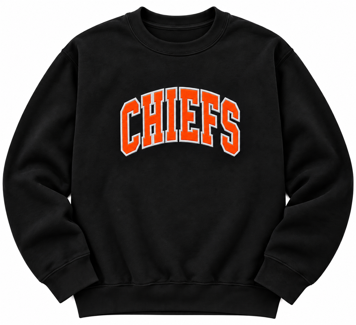 Chiefs Sparkly Embroidered Crewneck