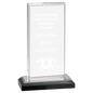 8" Silver Beveled Impress Acrylic with Base