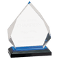 6 3/4" Blue Diamond Impress Acrylic with Base