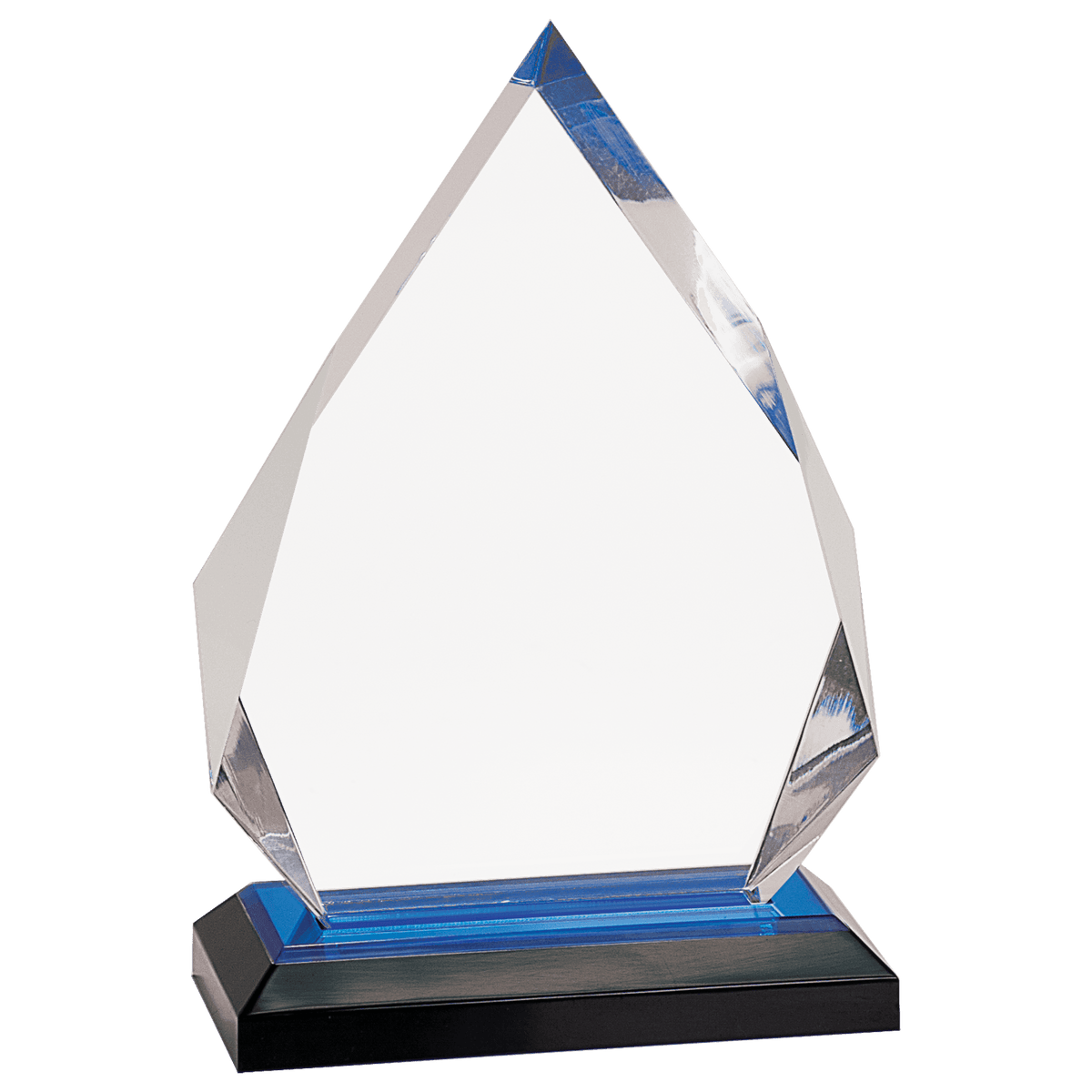 7 3/4"  Blue Diamond Impress Acrylic with Base