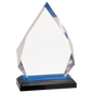 7 3/4"  Blue Diamond Impress Acrylic with Base