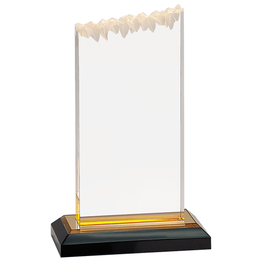 8" Gold Frosted Impress Acrylic with Base