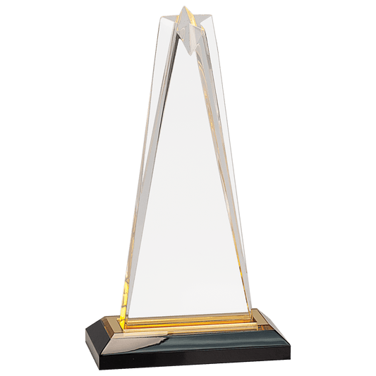 9" Gold Star Impress Acrylic with Base