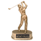 Female Golf Resin