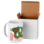 White Ceramic 15 oz. Mug with White Box