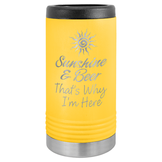 Yellow Polar Camel Slim Beverage Holder