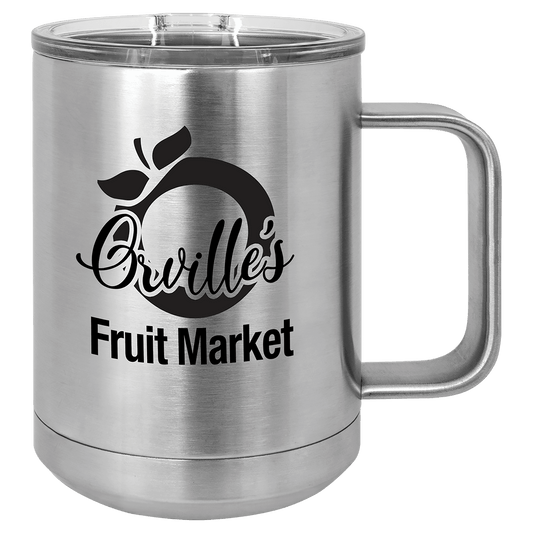 Stainless Steel 15 oz. Polar Camel Coffee Mug with Slider Lid