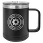 Black 15 oz. Polar Camel Coffee Mug with Slider Lid