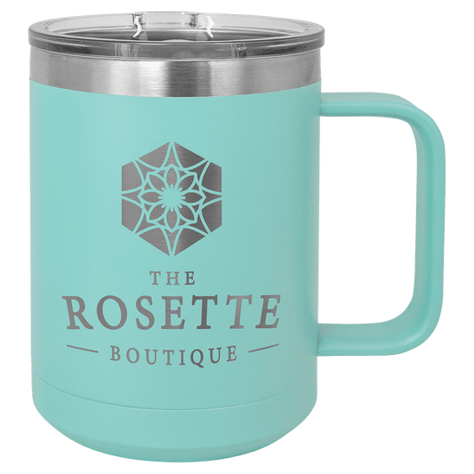 Teal 15 oz. Polar Camel Coffee Mug with Slider Lid