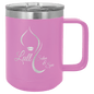Light Purple 15 oz. Polar Camel Coffee Mug with Slider Lid