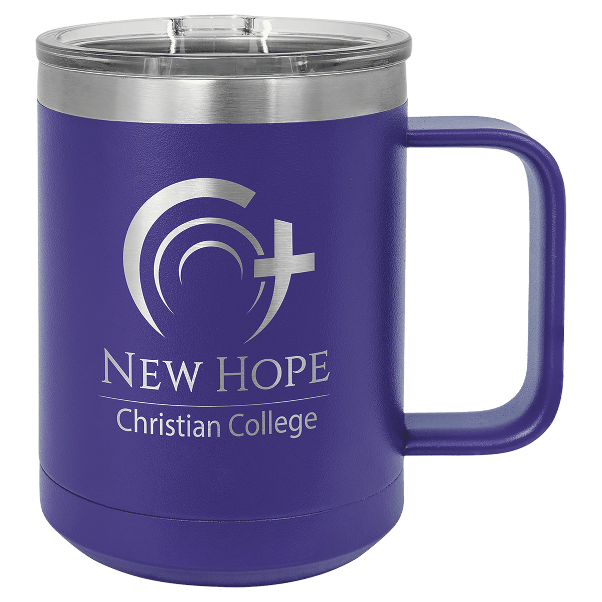 Purple 15 oz. Polar Camel Coffee Mug with Slider Lid