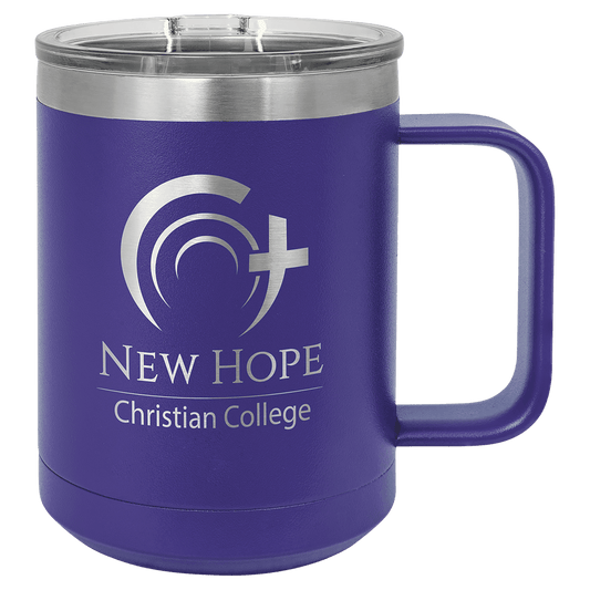 Purple 15 oz. Polar Camel Coffee Mug with Slider Lid